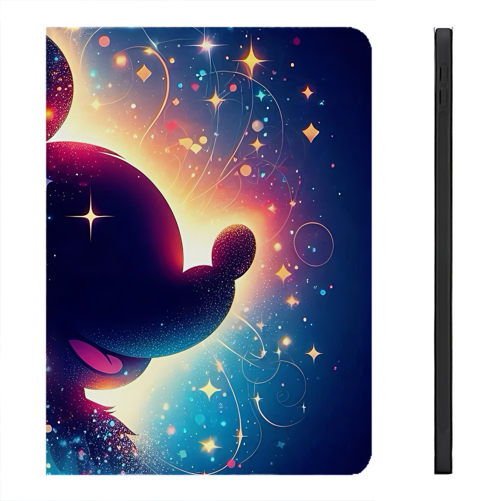 （画像用） ミッキーマウス Mickey Mouse IPadケース ペンホルダー付き ブックスタイルデザイン